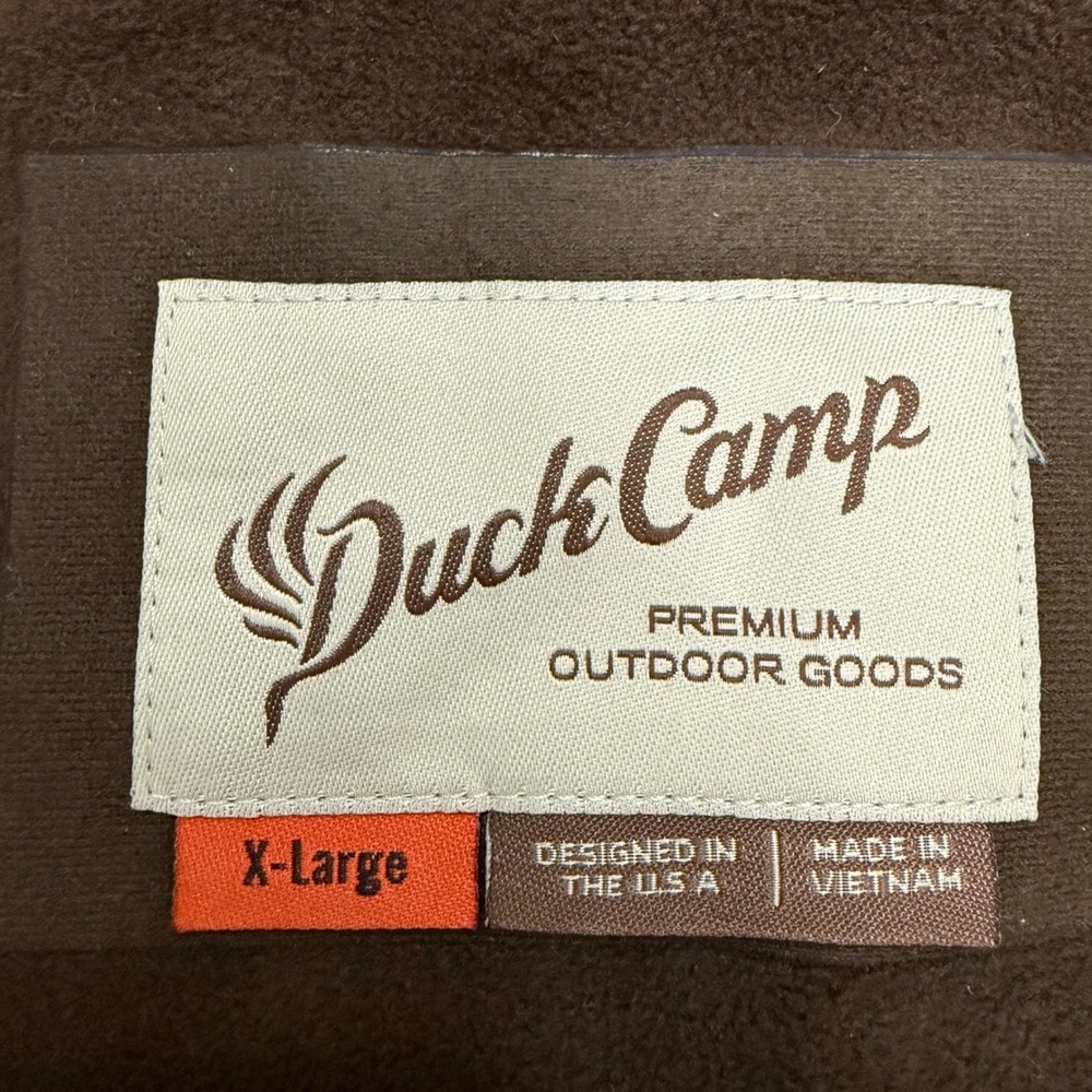 Duck Camp Airflow Insulated Vest Men XL Olive Green Fleece WFH4404 Hunting Gear - Picture 5 of 10
